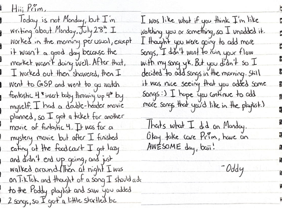 Letter 1